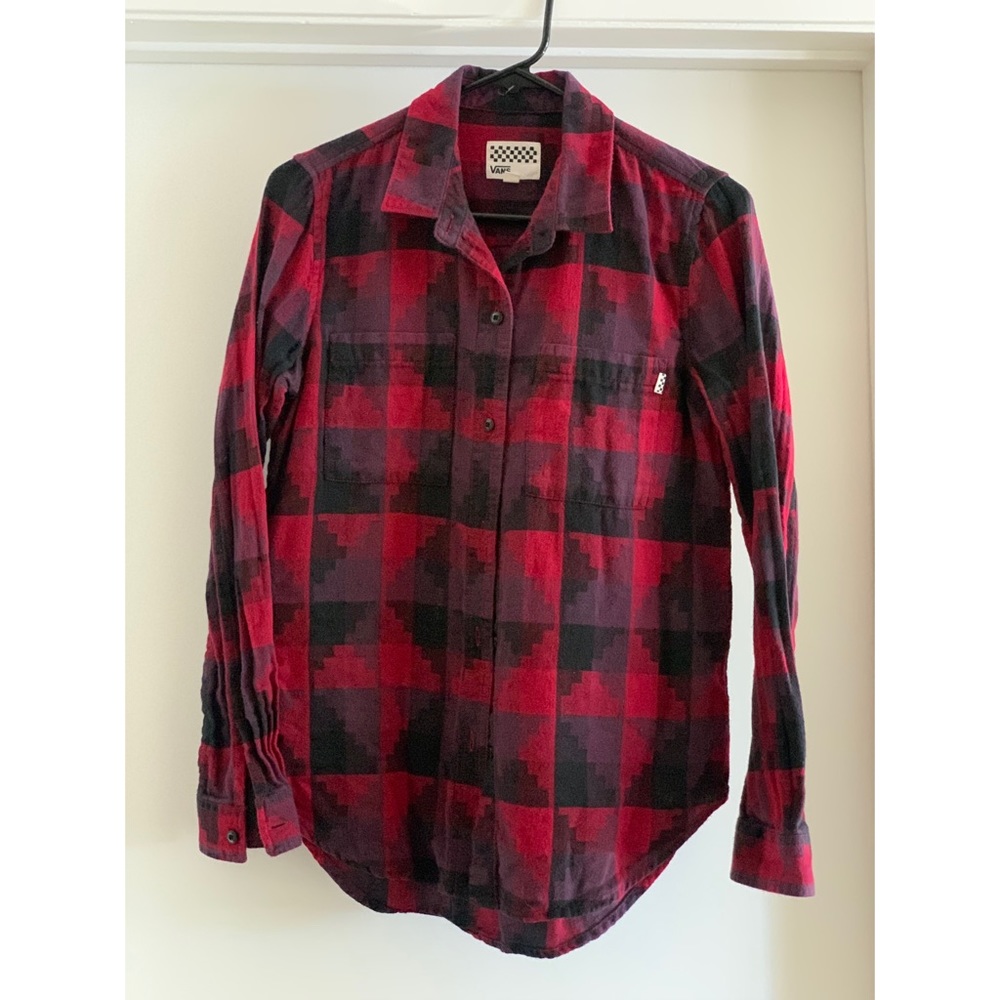 Vans Flannel Button Up Women’s Small
